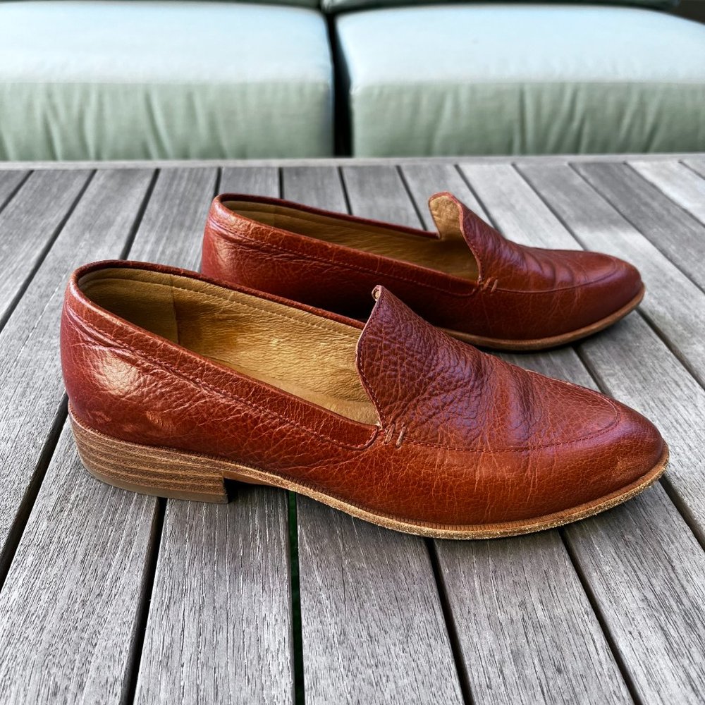 Madewell Brown Leather Loafers - Picture 4 of 10